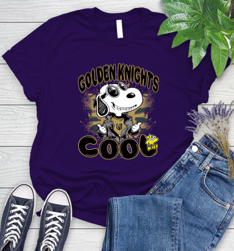 NHL Hockey Vegas Golden Knights Cool Snoopy Shirt Women's T-Shirt 4
