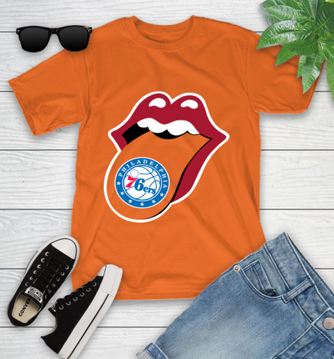 Philadelphia 76ers NBA Basketball Lips I Root For My Team Adoring Fan 109