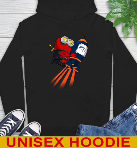 NFL Football Denver Broncos Deadpool Minion Marvel Shirt Hoodie