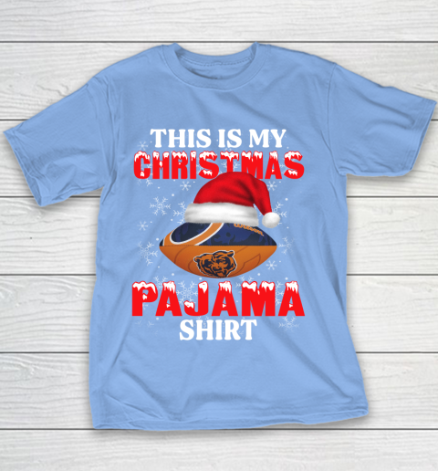 Chicago Bears This Is My Christmas Pajama Shirt NFL Youth T-Shirt 8