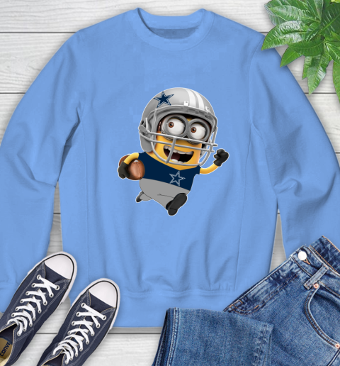 NFL Dallas Cowboys Minions Disney Football Sports Sweatshirt 11