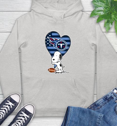 Tennessee Titans NFL Football The Peanuts Movie Adorable Snoopy Hoodie
