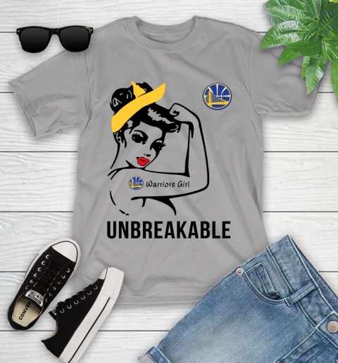 NBA Golden State Warriors Girl Unbreakable Basketball Sports Youth T-Shirt 2
