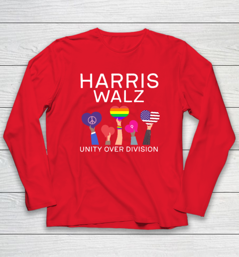 Harris Waltz 2024 Unity Over Division Long Sleeve T-Shirt 6