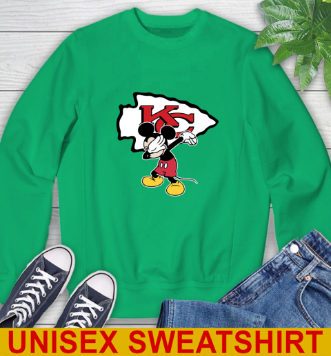 Kansas City Chiefs NFL Football Dabbing Mickey Disney Sports Sweatshirt 6