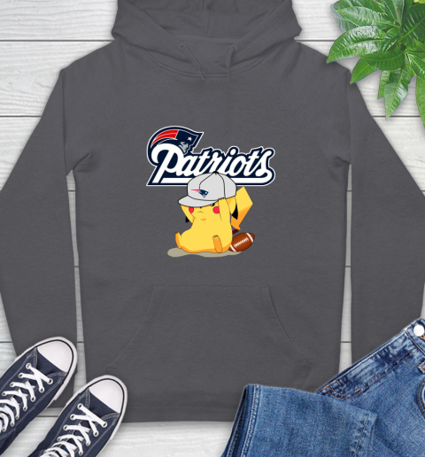 NFL Pikachu Football Sports New England Patriots Hoodie 7