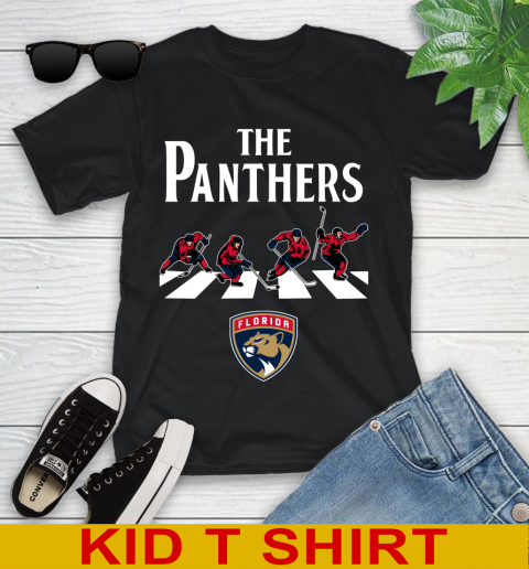 NHL Hockey Florida Panthers The Beatles Rock Band Shirt Youth T-Shirt