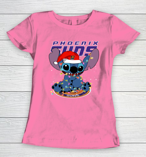 Phoenix Suns NBA noel stitch Basketball Christmas Women's T-Shirt 9