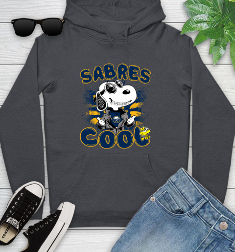 NHL Hockey Buffalo Sabres Cool Snoopy Shirt Youth Hoodie 8