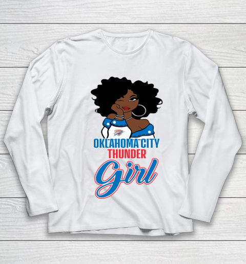 Oklahoma City Thunder Girl NBA Youth Long Sleeve 2