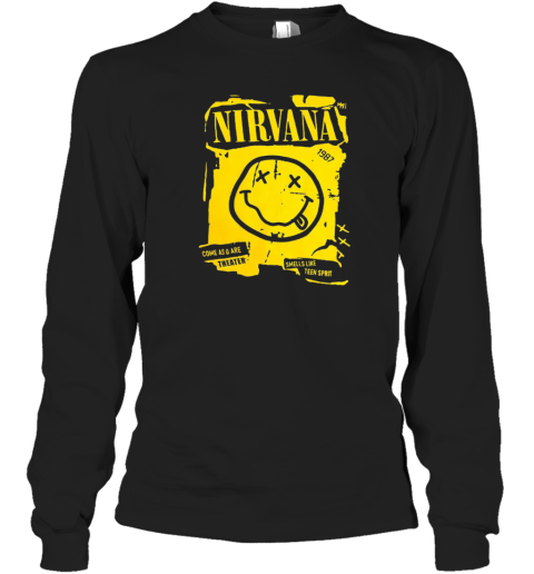 Nirvana 80s Come As You Are 1987 Long Sleeve T-Shirt