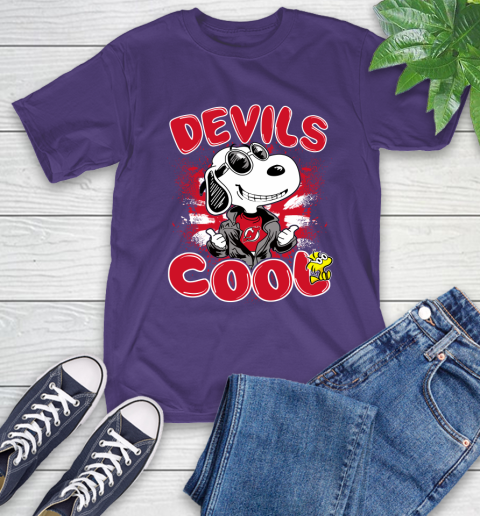NHL Hockey New Jersey Devils Cool Snoopy Shirt T-Shirt - Image 6