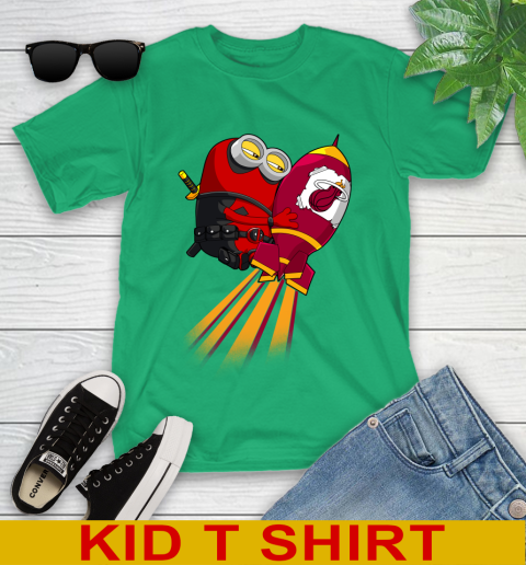 NBA Basketball Miami Heat Deadpool Minion Marvel Shirt Youth T-Shirt 7