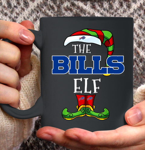 Buffalo Bills Christmas ELF Funny NFL Ceramic Mug 11oz 2