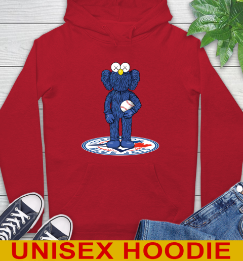 MLB Baseball Toronto Blue Jays Kaws Bff Blue Figure Shirt Hoodie 10