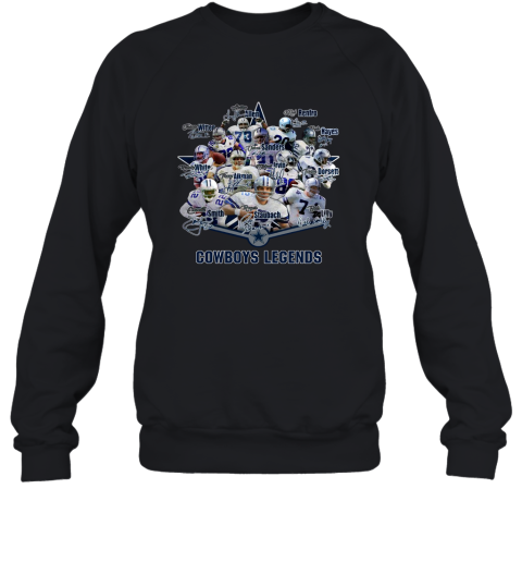 Dallas Cowboys Legends Players Signatures Shirt Sweatshirt