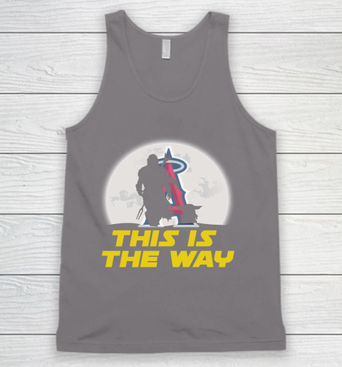 Los Angeles Angels MLB Baseball Star Wars Yoda And Mandalorian This Is The Way Tank Top 6