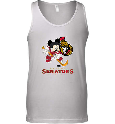 NHL Hockey Mickey Mouse Team Ottawa Senators Tank Top