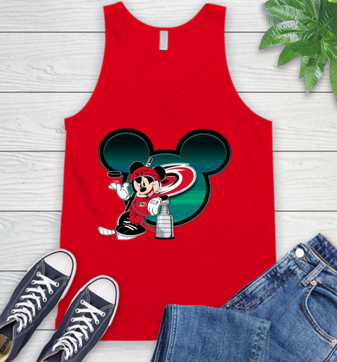 NHL Carolina Hurricanes Stanley Cup Mickey Mouse Disney Hockey T Shirt Tank Top 6