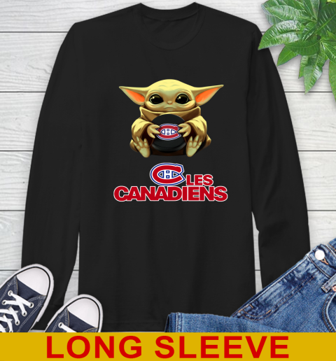 NHL Hockey Montreal Canadiens Star Wars Baby Yoda Shirt 59