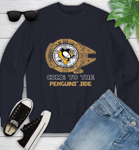 NHL Come To The Pittsburgh Penguins Wars Hockey Sports Youth Sweatshirt 2