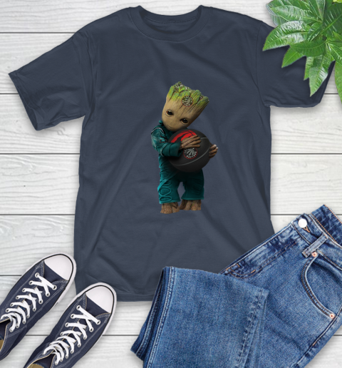 NBA Groot Guardians Of The Galaxy Basketball Sports Toronto Raptors T-Shirt 4