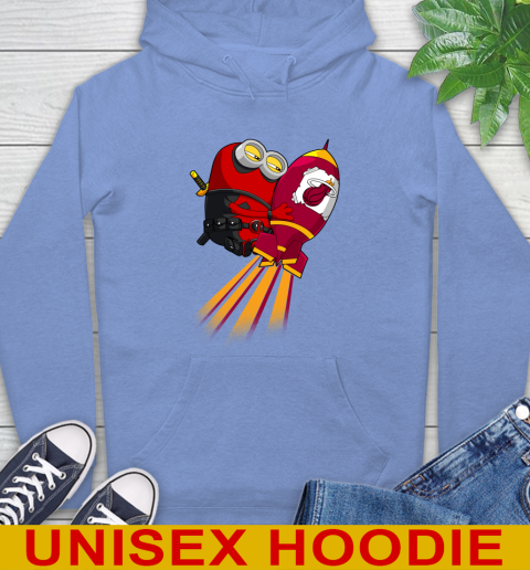 NBA Basketball Miami Heat Deadpool Minion Marvel Shirt Hoodie 11