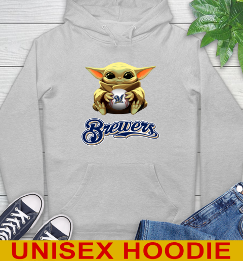 MLB Baseball Milwaukee Brewers Star Wars Baby Yoda Shirt 18