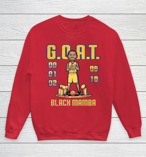 Kobe Bryant Goat Youth Sweatshirt 9