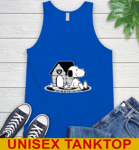 NFL Football Oakland Raiders Snoopy The Peanuts Movie Shirt Tank Top 5