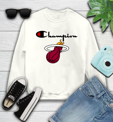 NBA Basketball Miami Heat Champion Shirt Youth Sweatshirt