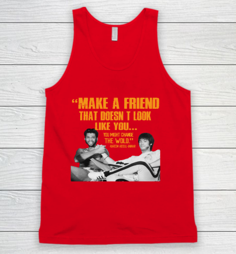 Kareem Abdul Jabbar Shirt Make A Friend That Doesn't Look Like You Tank Top 5