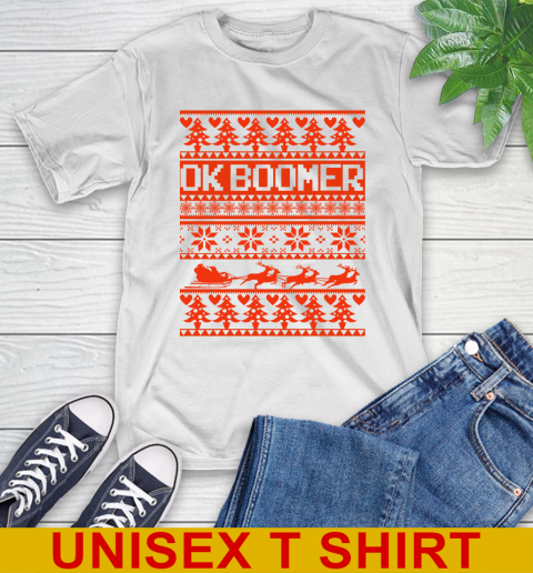 Hot Ok Boomer Ugly Christmas shirt