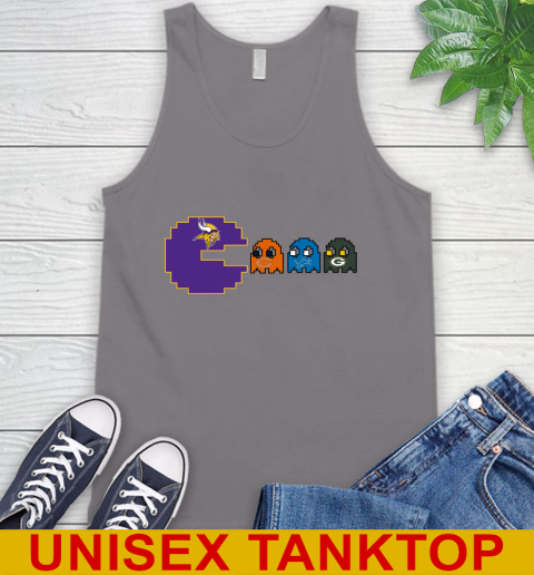 Minnesota Vikings NFL Football Pac Man Champion Tank Top 7