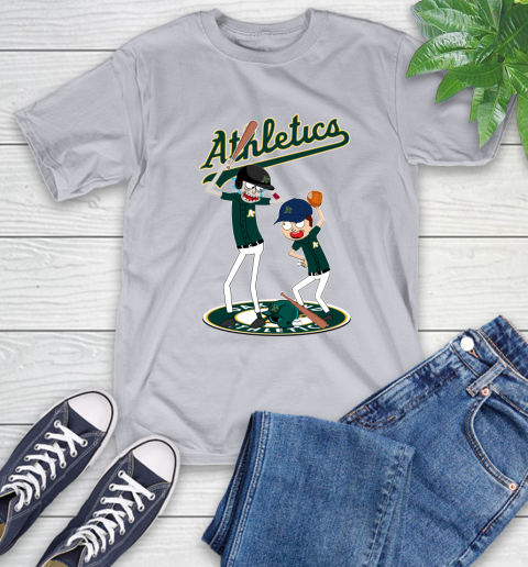 MLB Oakland Athletics Rick And Morty Baseball 6