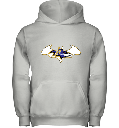 We Are The Baltimore Ravens Batman NFL Mashup Youth Hoodie