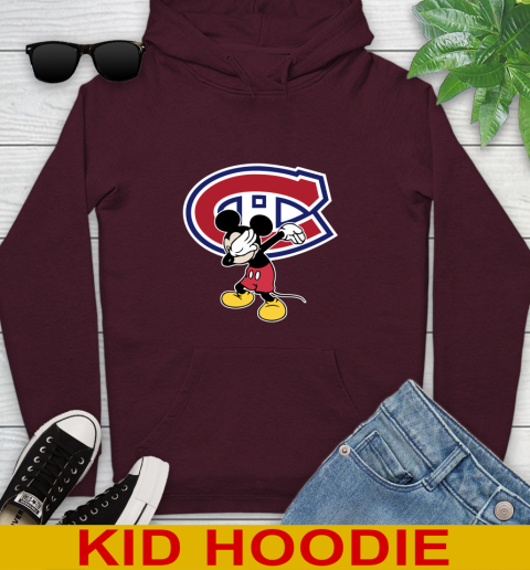 Montreal Canadiens NHL Hockey Dabbing Mickey Disney Sports Youth Hoodie 7
