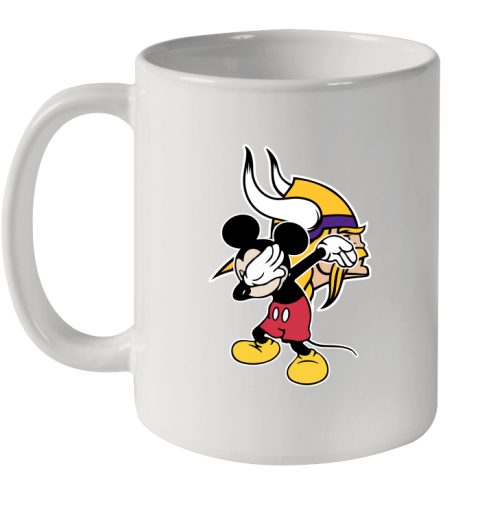 Minnesota Vikings NFL Football Dabbing Mickey Disney Sports Ceramic Mug 11oz