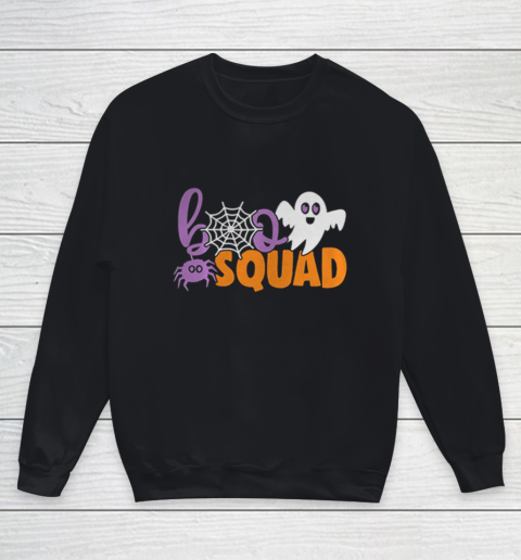 Halloween Squad Funny Crew Family Youth Sweatshirt