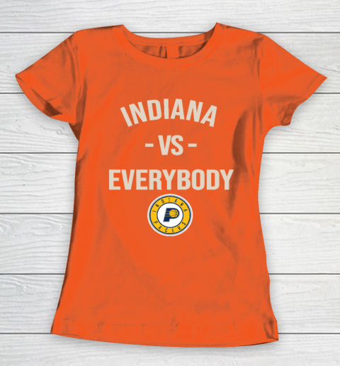 Indiana Pacers Vs Everybody Women's T-Shirt 3