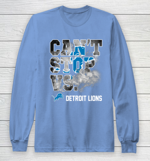 NFL Detroit Lions Can't Stop Vs Long Sleeve T-Shirt 8