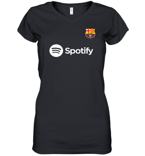 Drake Barcelona Spotify Women's V-Neck T-Shirt