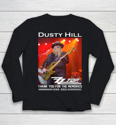 Dusty Hill Thank You For Memories Youth Long Sleeve