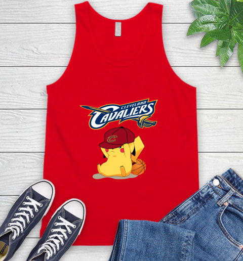 NBA Pikachu Basketball Sports Cleveland Cavaliers Tank Top 6