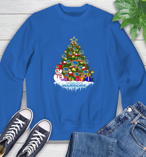 Golden State Warriors Merry Christmas NBA Basketball Sports Sweatshirt 8