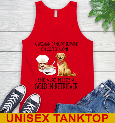 Women cannot survive on coffee alone she also need a GOLDEN tshirt 60