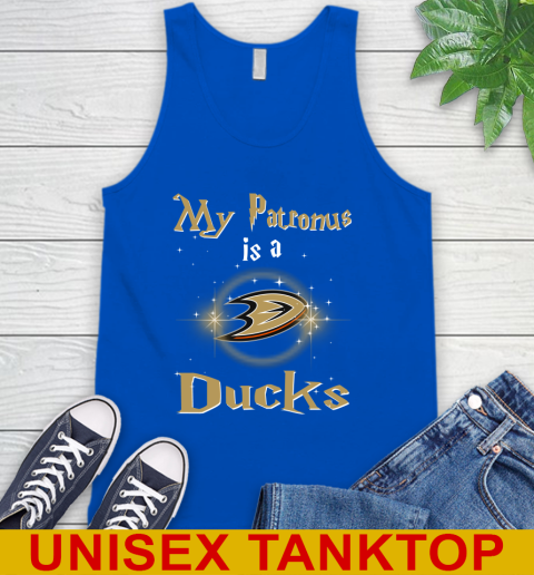 NHL Hockey Harry Potter My Patronus Is A Anaheim Ducks Tank Top 4