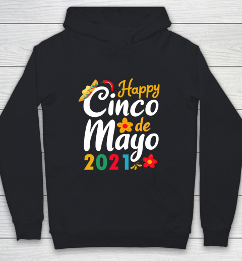 Happy Cinco de Mayo 2021 Mexico Youth Hoodie
