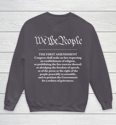 We The People  First Amendment Youth Sweatshirt 5
