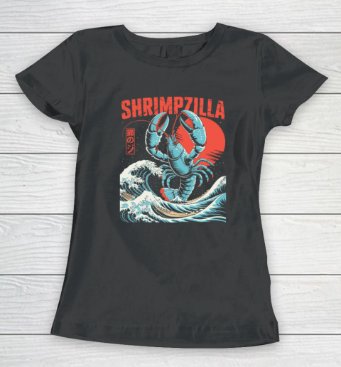 Funny Shrimp Shrimpzilla Japan Food Shirt Women's T-Shirt